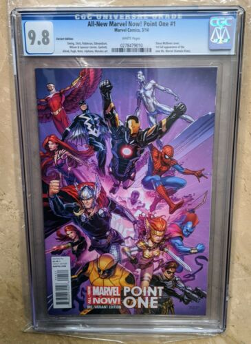 AllNew Marvel Now Point One 1 CGC 98 175 McNiven Variant 1st Kamala Khan MCU