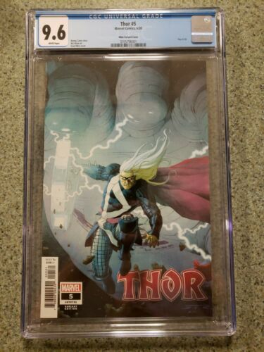 Thor 5 cgc 96 Ribic variant 2020 1st app black winter 125 donny cates