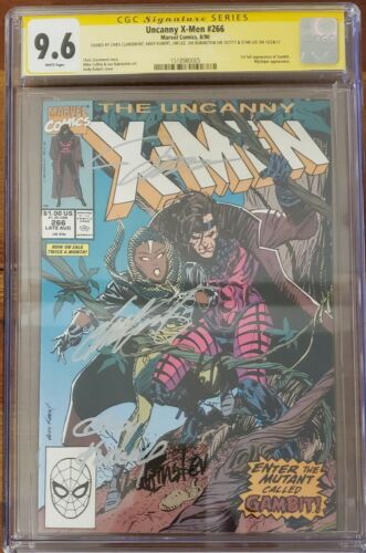 Uncanny Xmen 266 CGC 96 5X Signed Stan Lee Claremont Kubert  1st full Gambit