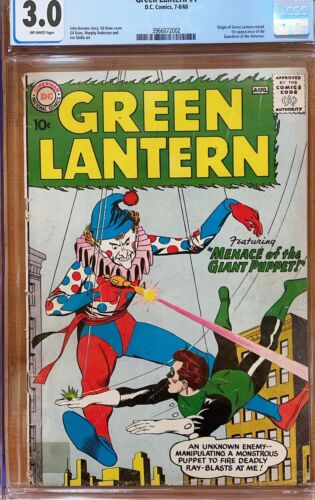 GREEN LANTERN 1 1960 DC Comics CGC 30 ORIGIN Green Lantern retold HBO Max Show