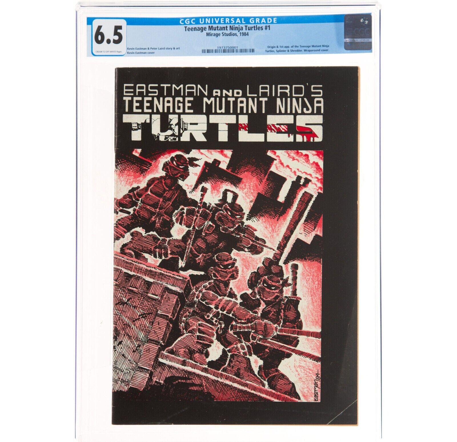 Teenage Mutant Ninja Turtles 1 Mirage Studios 1984 CGC FN 65