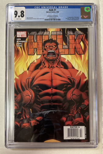 Hulk 1 CGC 98 2008 Rare Newsstand 399 Price Variant Marvel 1st Red Hulk MCU