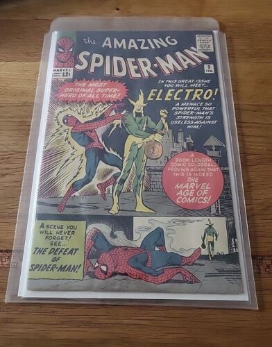 AMAZING SPIDERMAN 9 CENTS 1964 1ST APP ELECTRO STAN LEE DITKO MARVEL COMICS