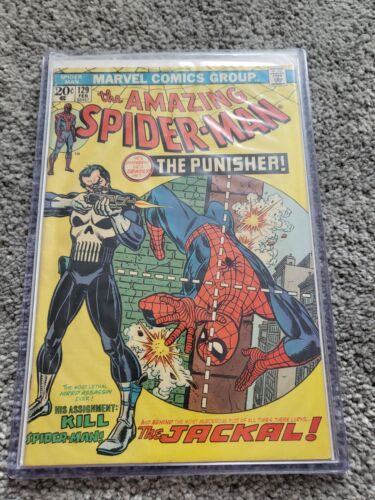 Amazing SpiderMan 129 1974 1st App Of Punisher 