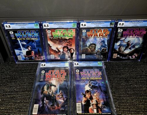 Newsstand Star Wars Heir To The Empire Set  1 To 6 CGC From 98 To 85 Thrawn