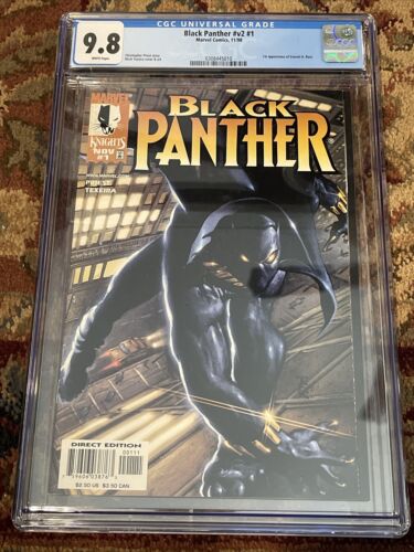 Black Panther v2 1 Marvel Comics 1998 CGC 98  1st app  Okoye  Nakia 