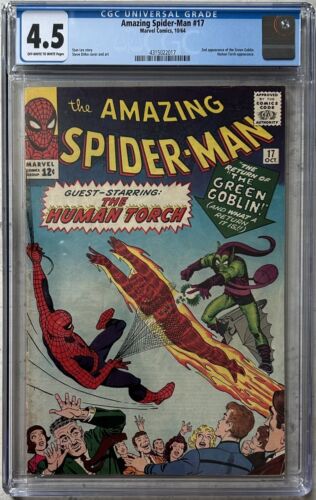 Amazing SpiderMan 17 1964 CGC 45 2nd Green Goblin Appearance Marvel