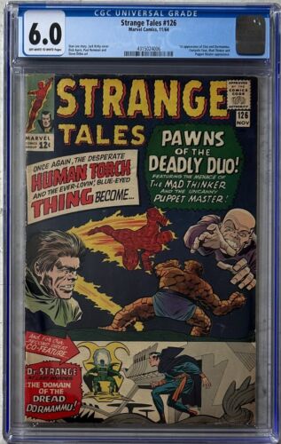 Strange Tales 126 1964 CGC 60  1st Appearance of Clea  Dormammu Marvel