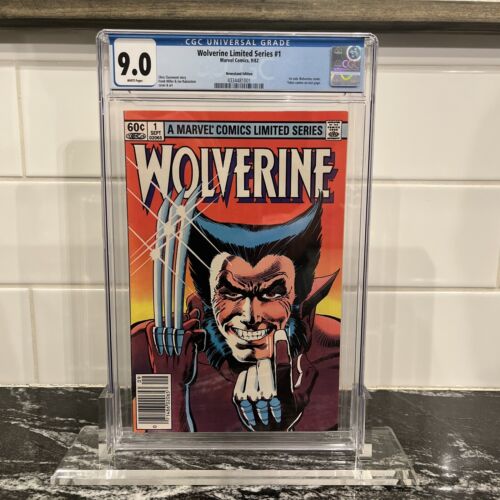 Wolverine Limited Series 1 CGC 90 Newsstand Edition 1st Solo  Yukio Cameo