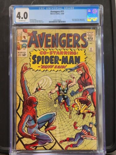 Avengers 11 CGC 40 Stan Lee SpiderMan Meets The Avengers Must See