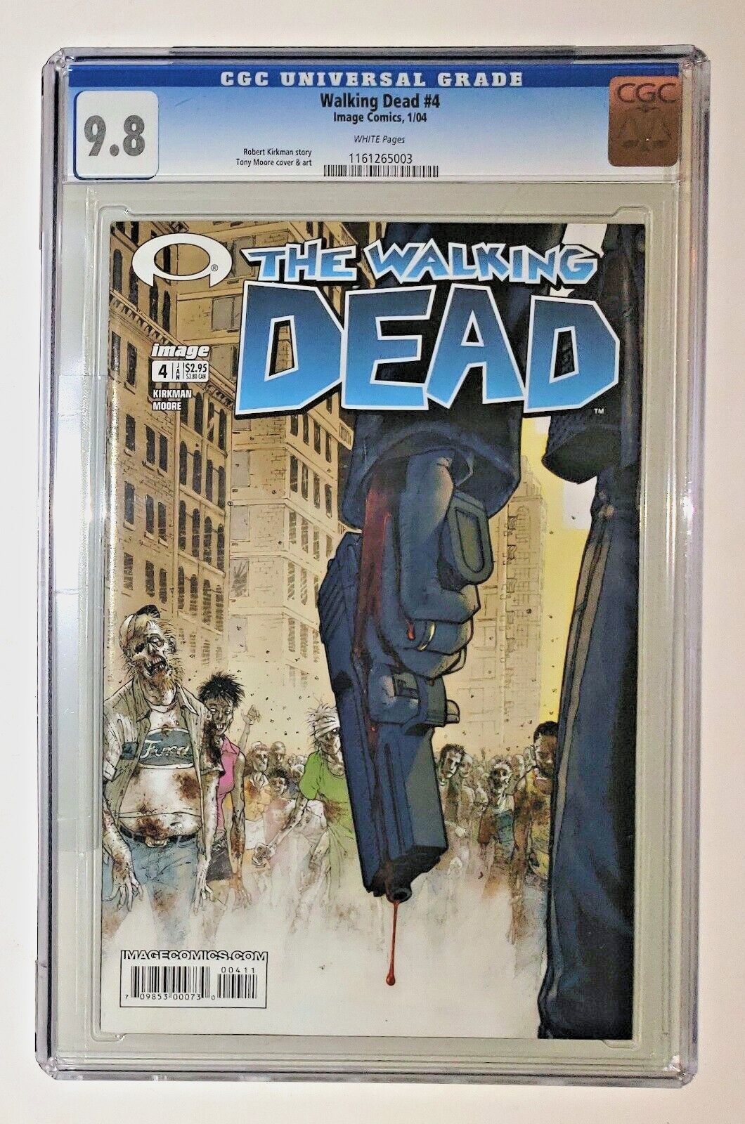 The Walking Dead 4 2004 CGC 98 NM  Cover A  Key Issue