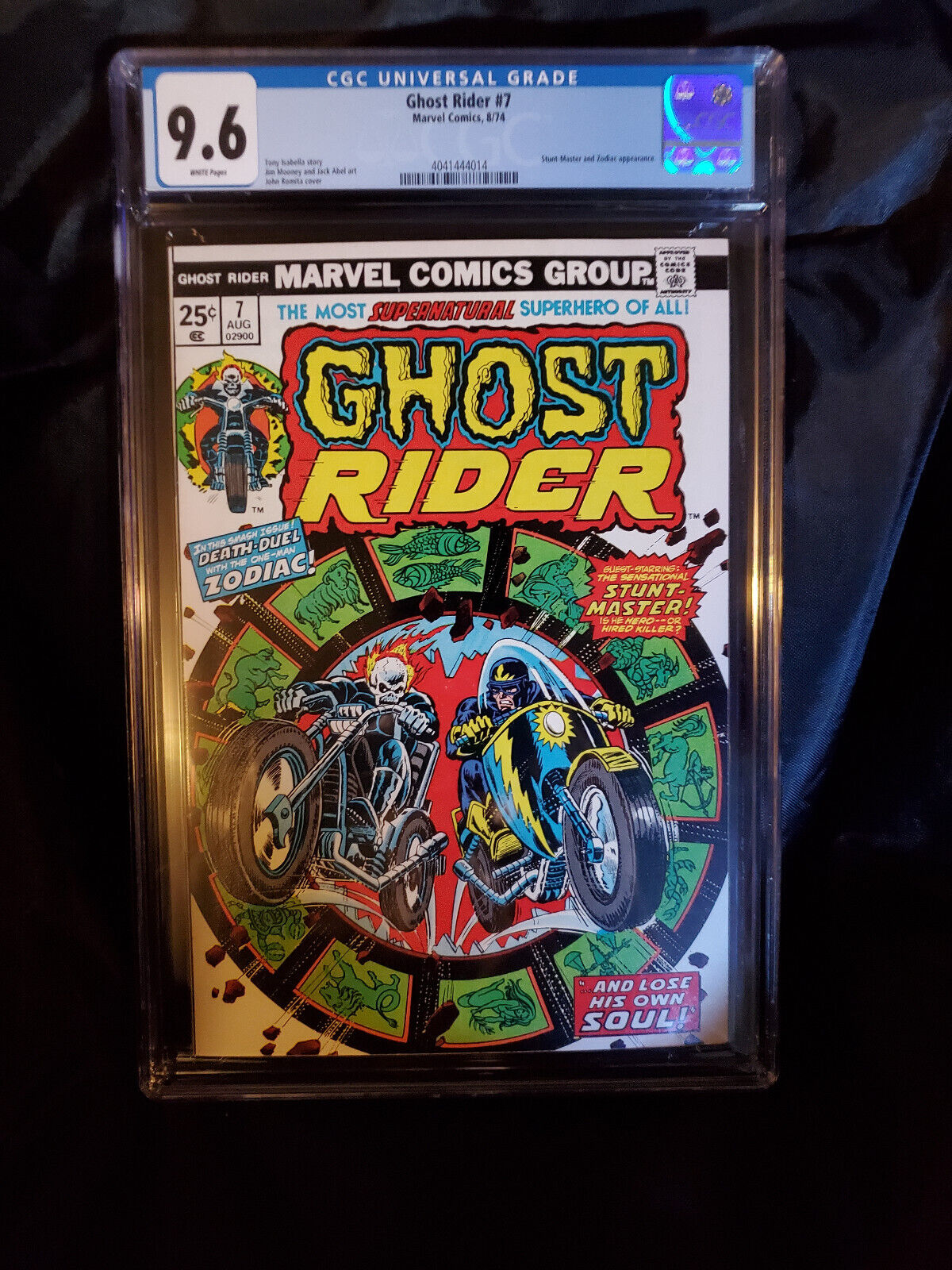 Ghost Rider 7 1974 CGC 96 WHITE