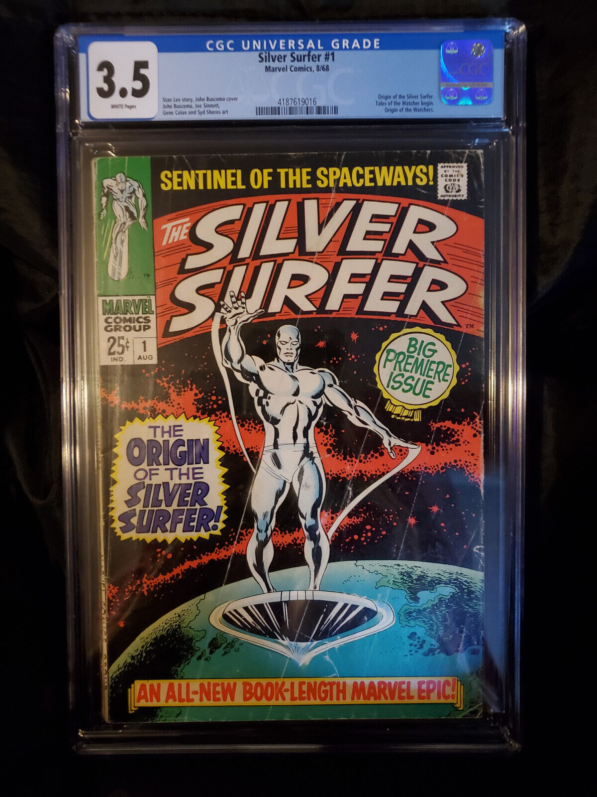 Silver Surfer 1 1968 CGC 35