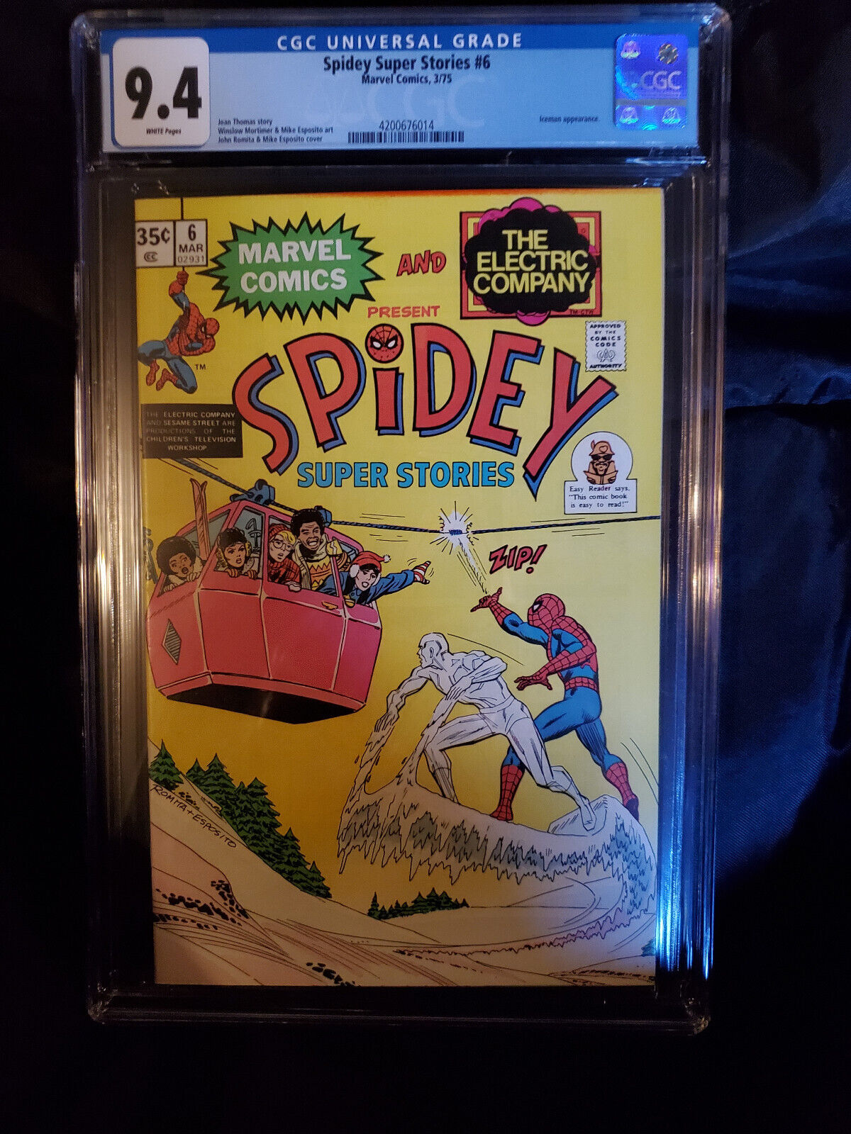 Spidey Super Stories 6 1975 CGC 94 The Rage of the Rhino