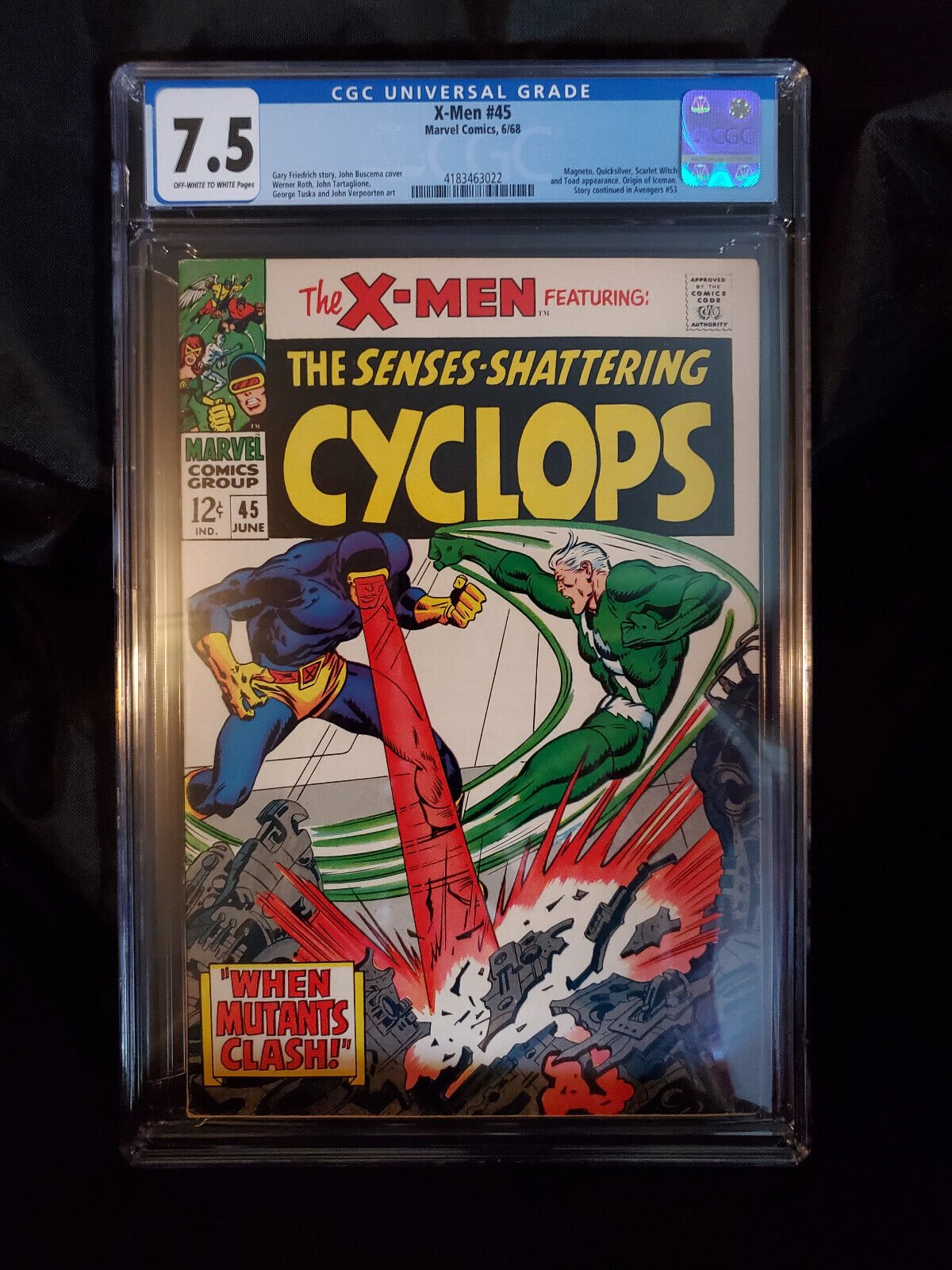 XMen 45 1968 CGC 75