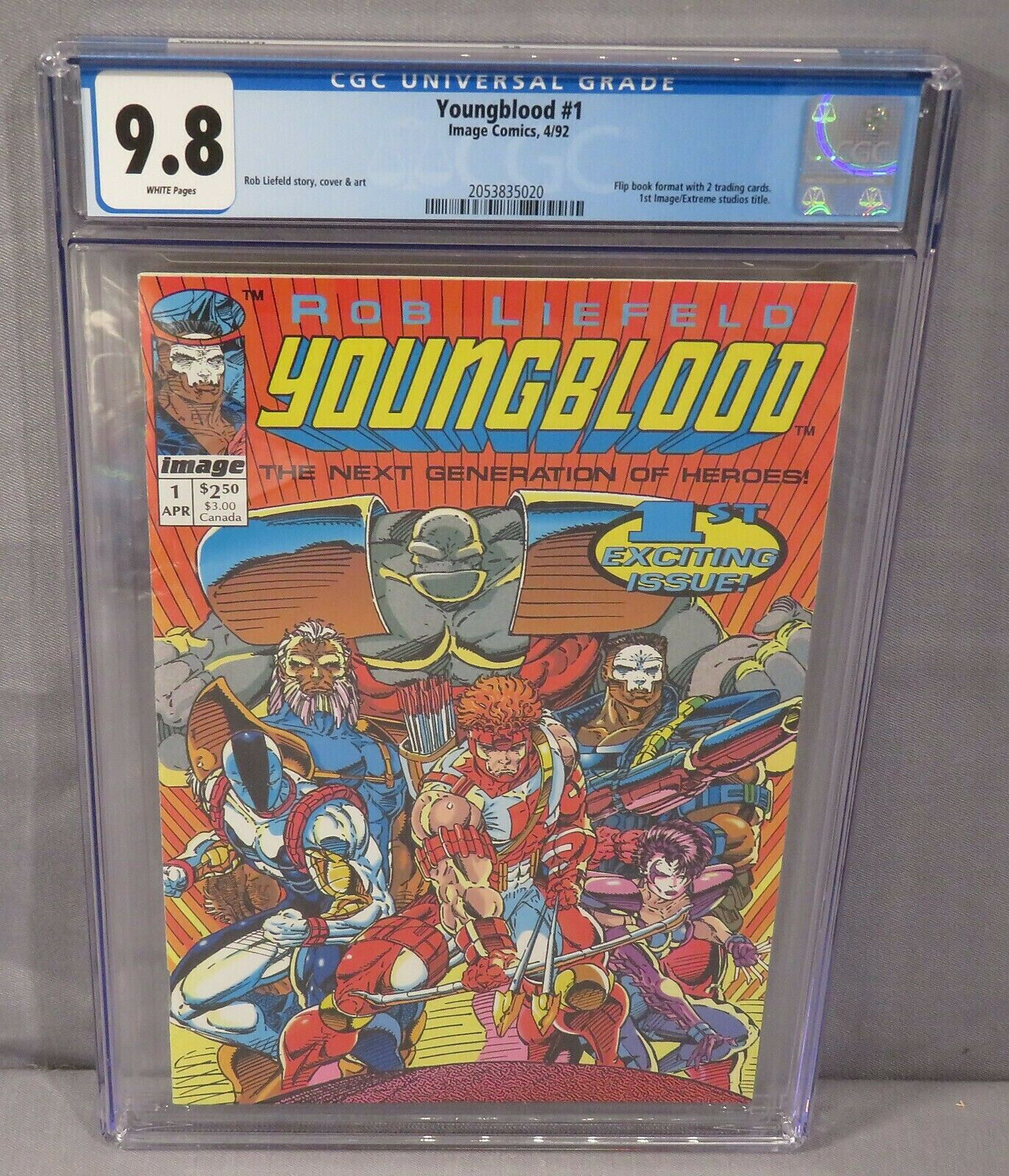 Youngblood 1 1991 CGC 98 First comic book published by Image