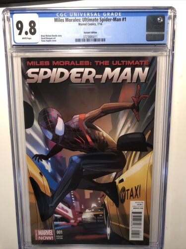 Miles Morales Ultimate SpiderMan 1  CGC 98  150 Fiona Staples Variant