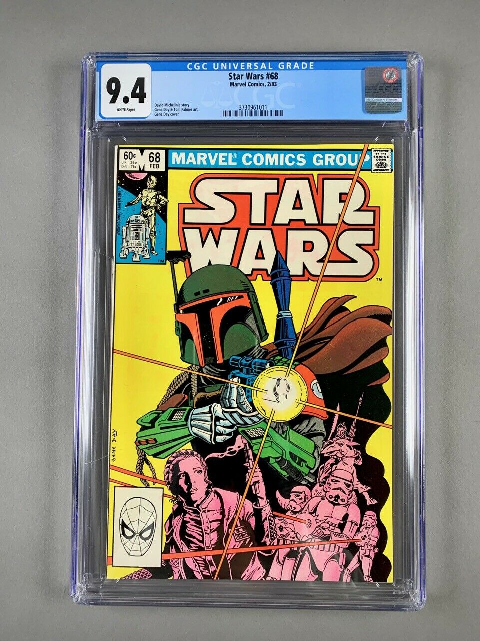 Star Wars 68 CGC 94 Boba Fett Mandalorian Marvel Disney Vintage This Is The Way