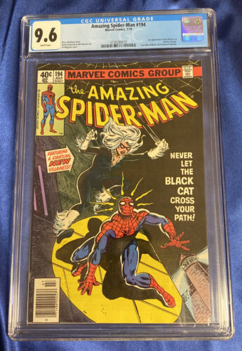 1979 Amazing SpiderMan 194 CGC 96 Black Cat 1st