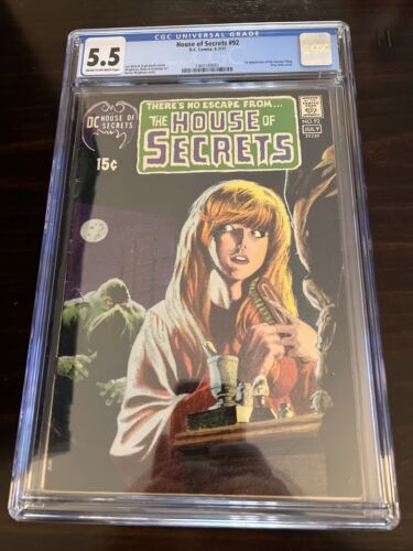 HOUSE OF SECRETS 92 CGC 55 1ST APPEARANCE OF SWAMP THING
