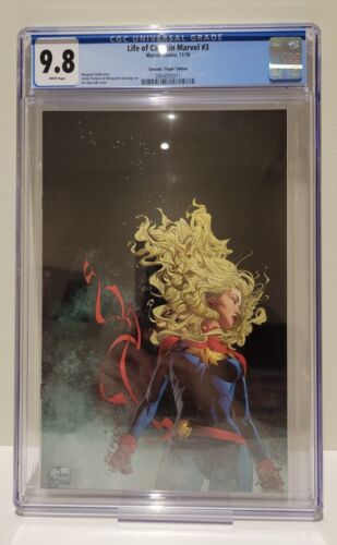  Life of Captain Marvel 3 CGC 98 Joe Quesada VIRGIN Variant Carol Danvers