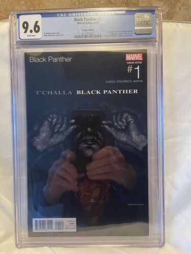 BLACK PANTHER 1 HIP HOP VARIANT COVER CGC 96 NM BRIAN STELFREEZE MARVEL