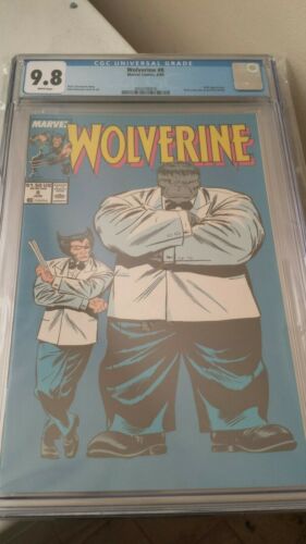 Wolverine 8 cgc 98 White pages 