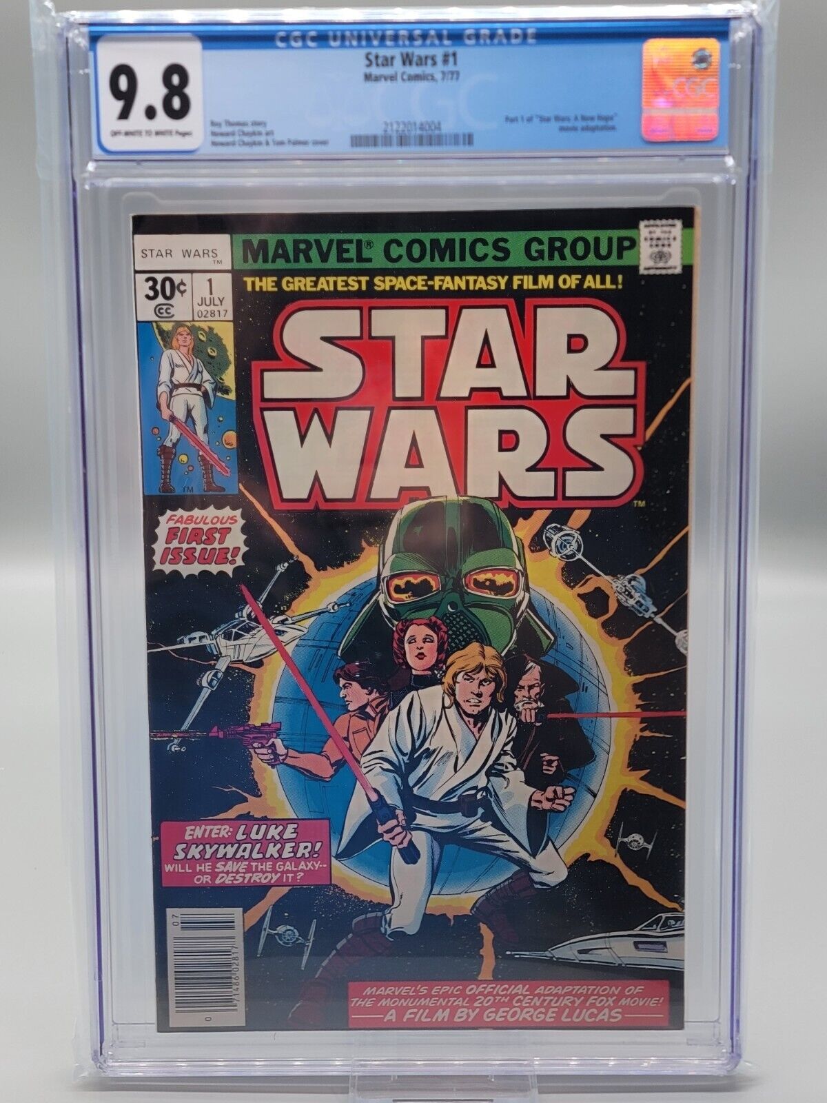 Star Wars 1 CGC 98 1st Luke Skywalker Darth Vader TONS of 1st Appearances