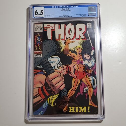 Thor 165 CGC 65 FN OWWP Marvel 1969 1st app of HIM  Adam Warlock MCU