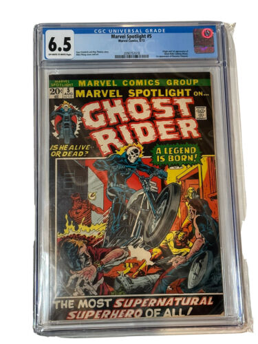 Marvel Spotlight 5  Marvel 1972 CGC 65 Origin and 1st App of Ghost Rider