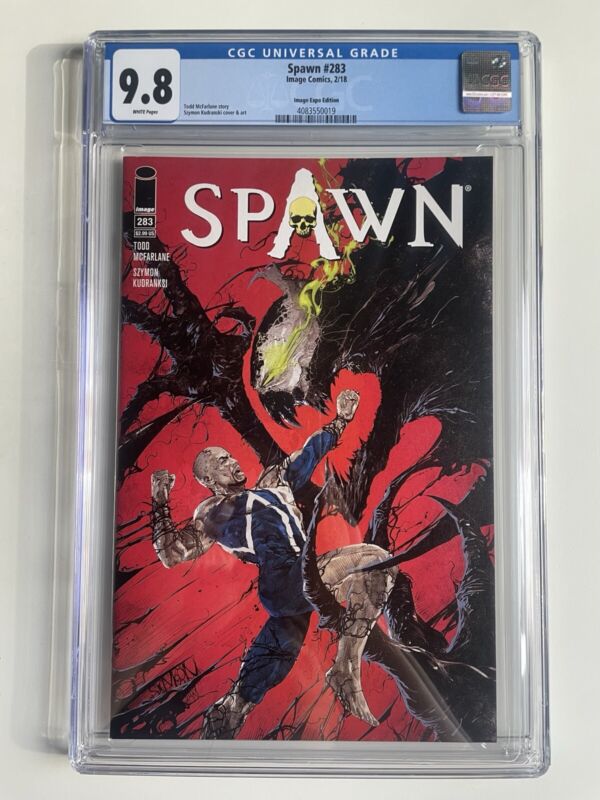 SPAWN 283 image expo 2018 VARIANT CGC 98 unsigned RED EXCLUSIVE McFarlane yz