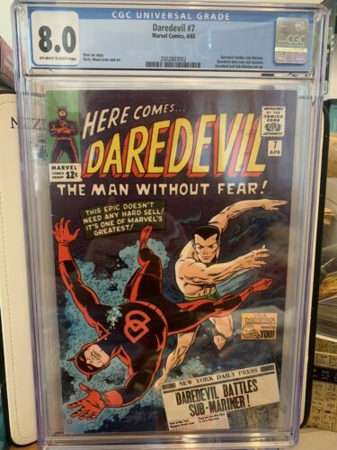 Daredevil 7 CGC 80 Apr 1965 Marvel 465