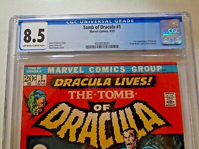 TOMB OF DRACULA 1 CGC 85 MARVEL COMICS 1972 1st APPEARANCE NEAL ADAMS KEY 