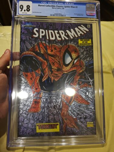 Marvel Collectible Classics SpiderMan 2 CGC 98 NMM Chromium McFarlane Variant