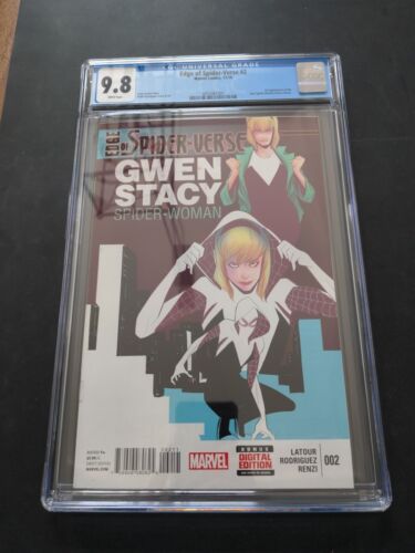 Marvel Comics Edge of SpiderVerse 2 CGC 98 1st Print 1st First SpiderGwen