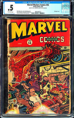 Marvel Mystery Comics 56 CGC 05 1944 Timely Comics Bondage LK