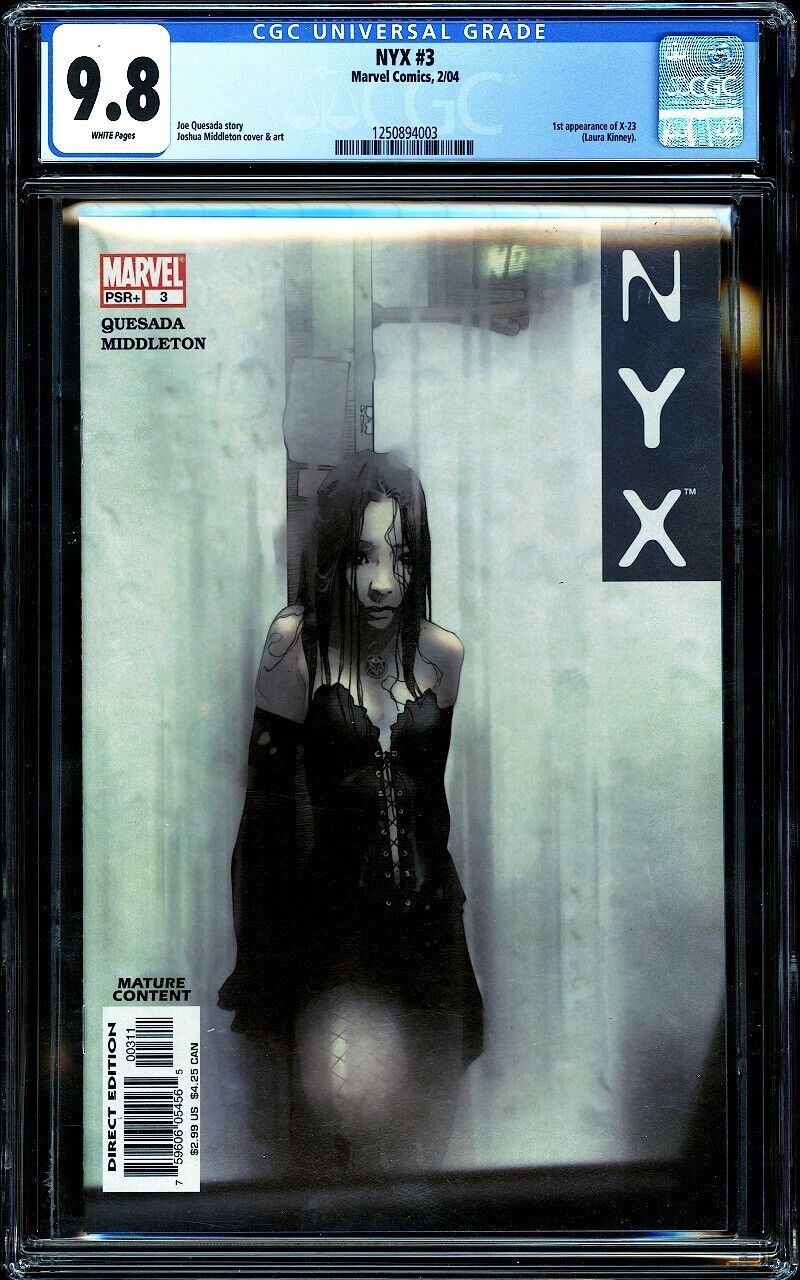 NYX 3 CGC 98 2004 1st Appearance of X23 Laura Kinney LK