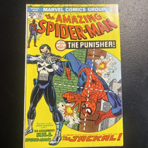 Amazing SpiderMan 129  First Appearance Of Punisher VF  VF Condition Key