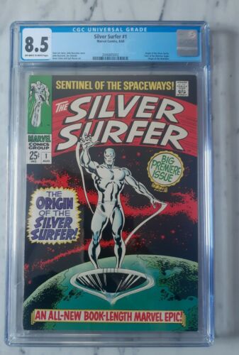 Silver Surfer 1 CGC 85 Origin Watchers 1968 Stan Lee John Buscema Marvel Key