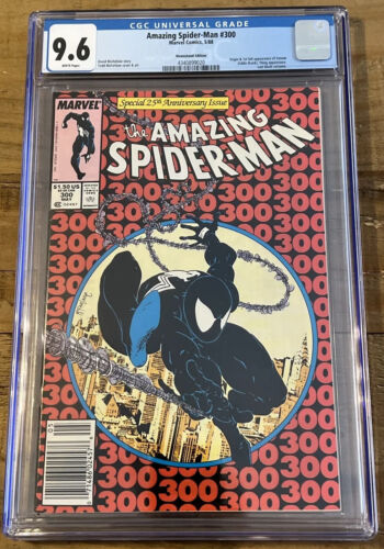 Amazing SpiderMan 300 CGC 96 White Pages Newsstand 1st App Venom Copper Key