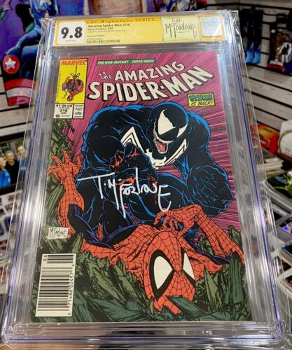 Amazing SpiderMan 316 Newsstand Edition CGC 98 SS Todd McFarlane ICONIC ISSUE