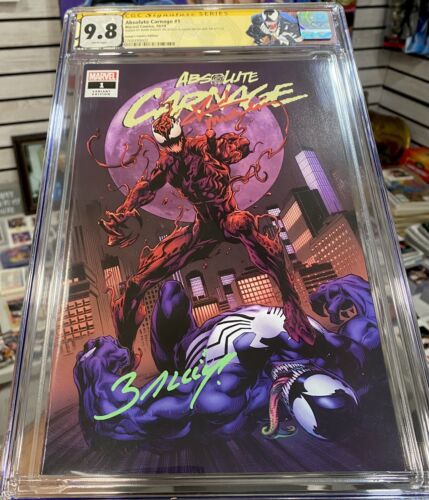 ABSOLUTE CARNAGE 1 MARK BAGLEY TRADE VARIANT CGC 98 SS LMTD TO 1k