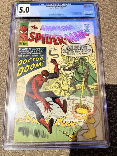 Amazing SpiderMan 5 CGC 50