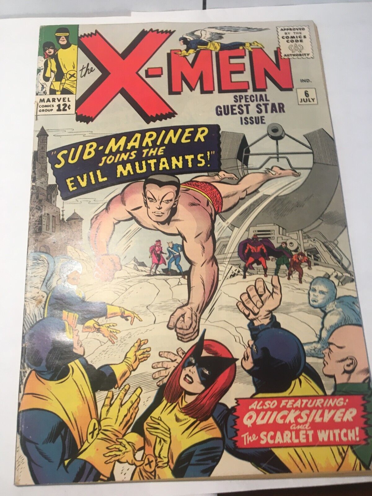 XMen 6 50 VGFN 1964 SUBMARINER QUICKSILVER SCARLET WITCH EVIL MUTANTS