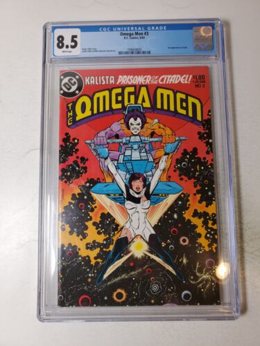 Omega Men 3 CGC 85 WHITE Pages 1st Appearance Lobo DC Comics 1983