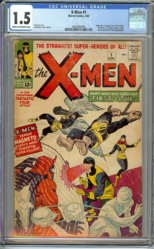 Xmen 1 CGC 15 COW  Silver Age Mega Key  1st Appearance of Xmen  Magneto