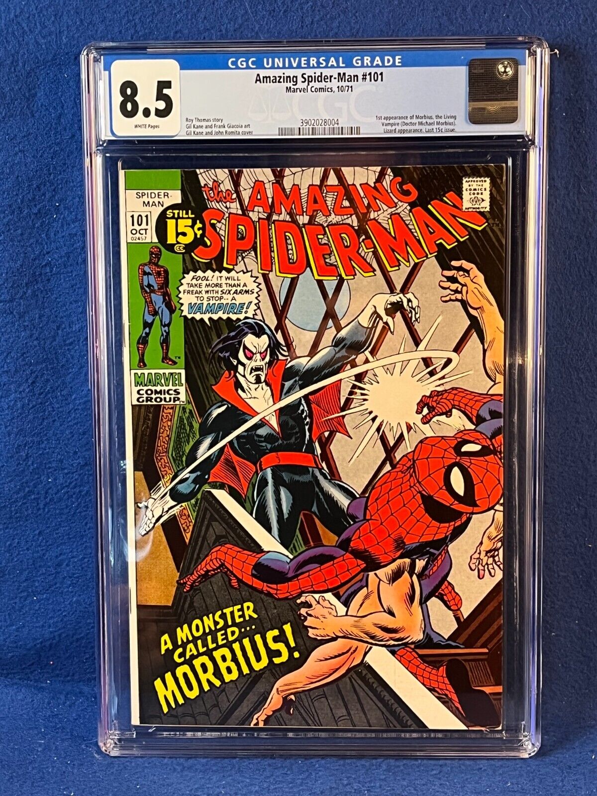 MARVEL COMICS AMAZING SPIDERMAN 101 CGC 85