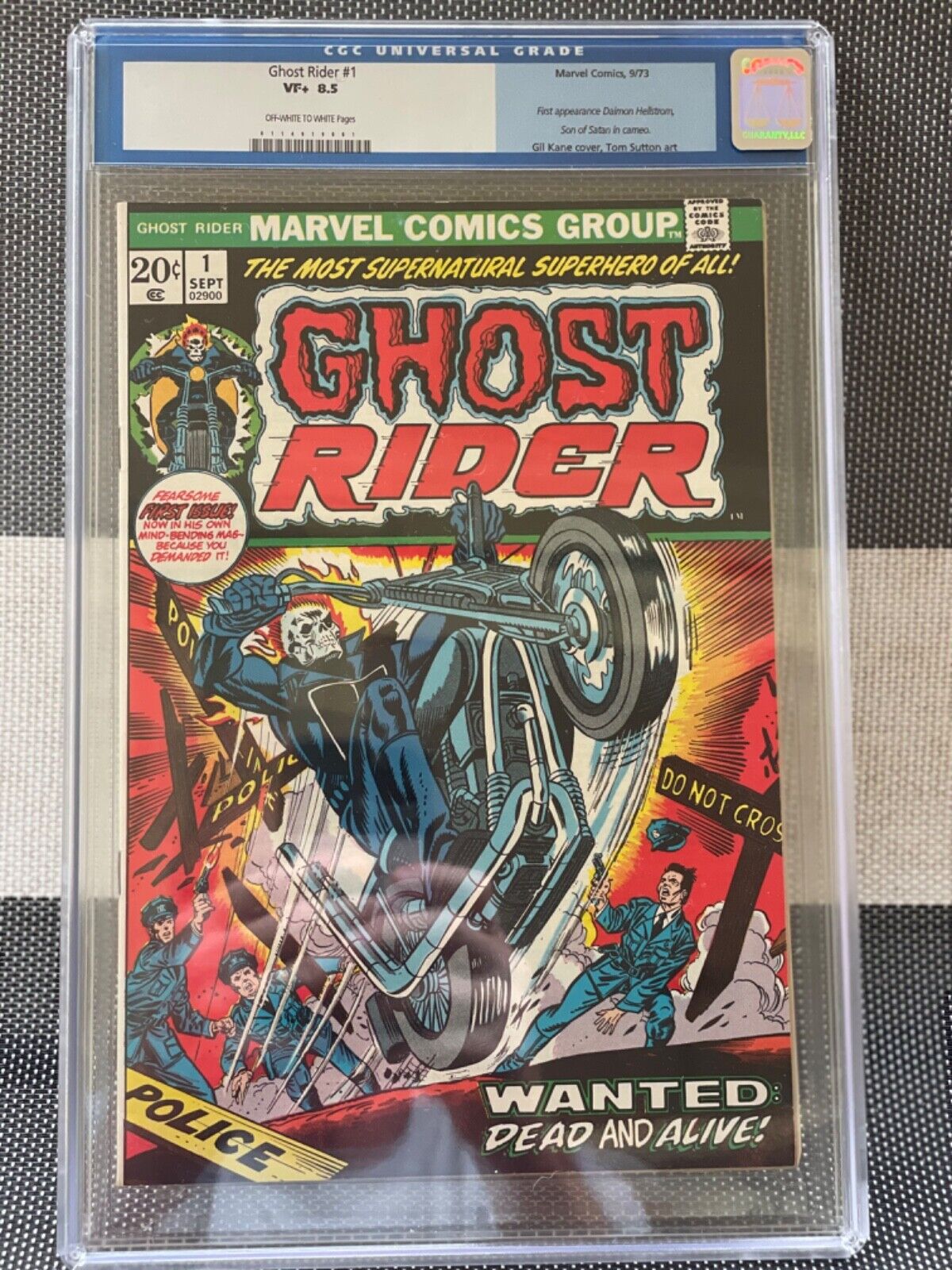Ghost Rider 1 1973 CGC 85 VF