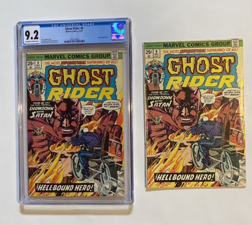 Ghost Rider 9  Marvel 1974 CGC 92 Inferno Appearance Reading Copy Included