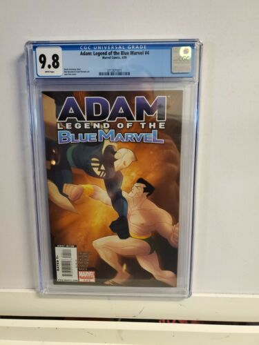 CGC 98 Adam Legend of the Blue Marvel 4 Classic Blue Marvel vs SubMariner cov
